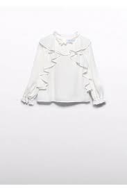 Abel&Lula Kız Çocuk Fırfırlı Gömlek Bluz