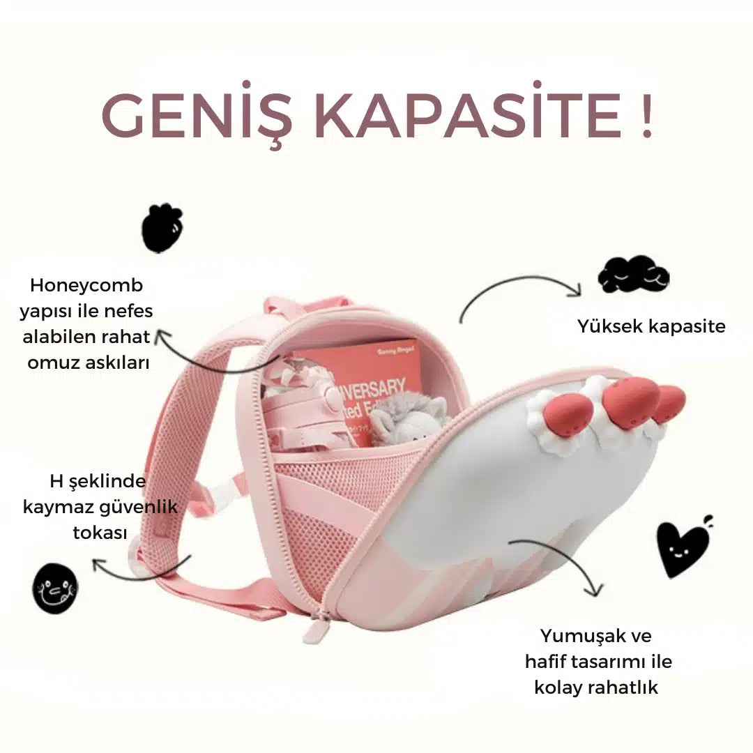 Zoyzoii Cream Cake Sırt Çantası – Çilekli Pasta