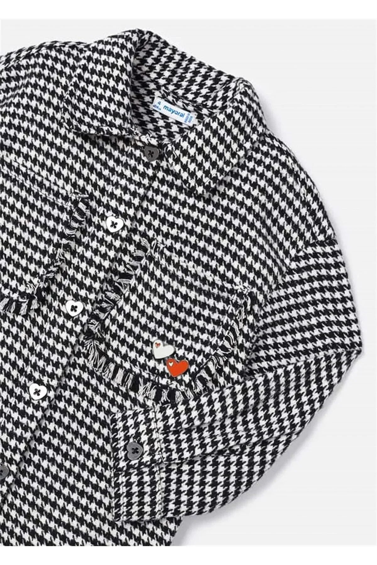 Mayoral Ekose Gömlek Siyah 4198