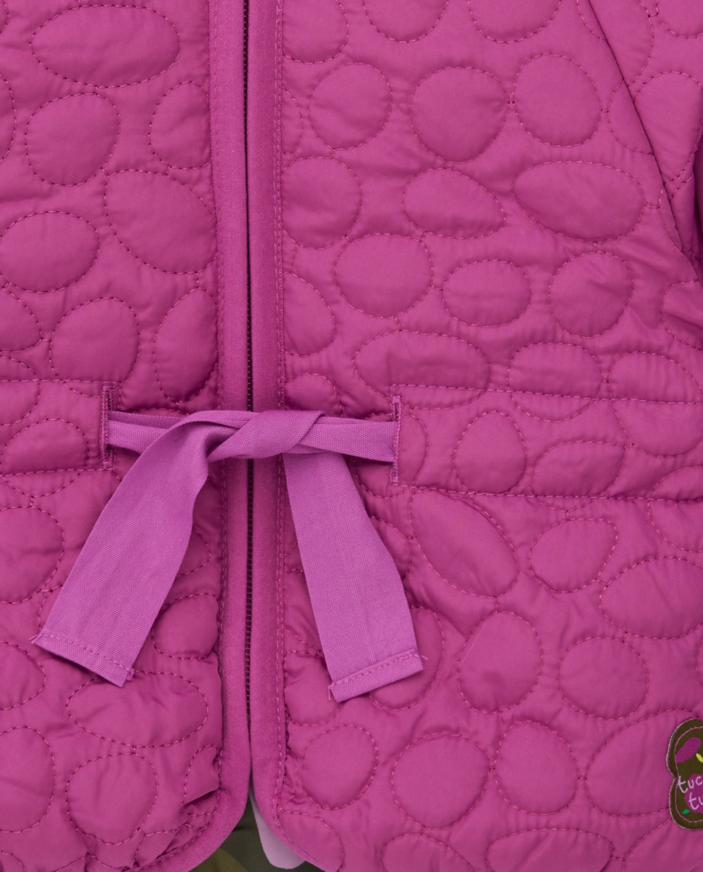 Tuc Tuc Çift Taraflı Kız Çocuk Pembe Mont