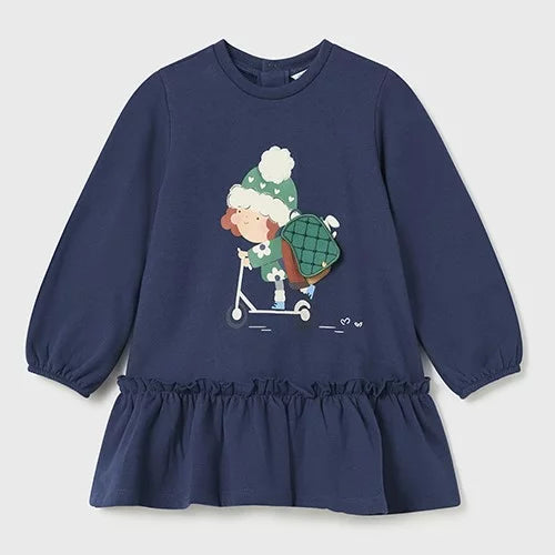 Mayoral Lacivert Elbise 2987