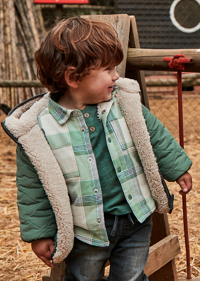 Mayoral Ekose Gömlek Yeşil 2104