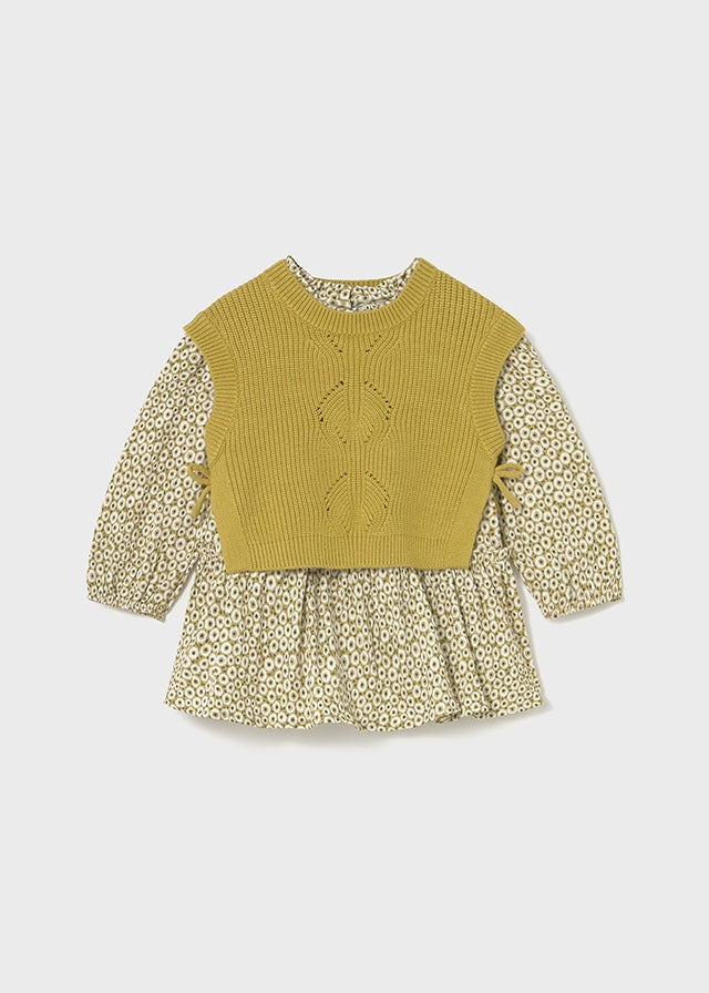 Mayoral Elbise ve Yelek Set 2913