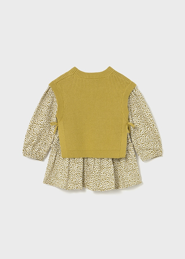 Mayoral Elbise ve Yelek Set 2913