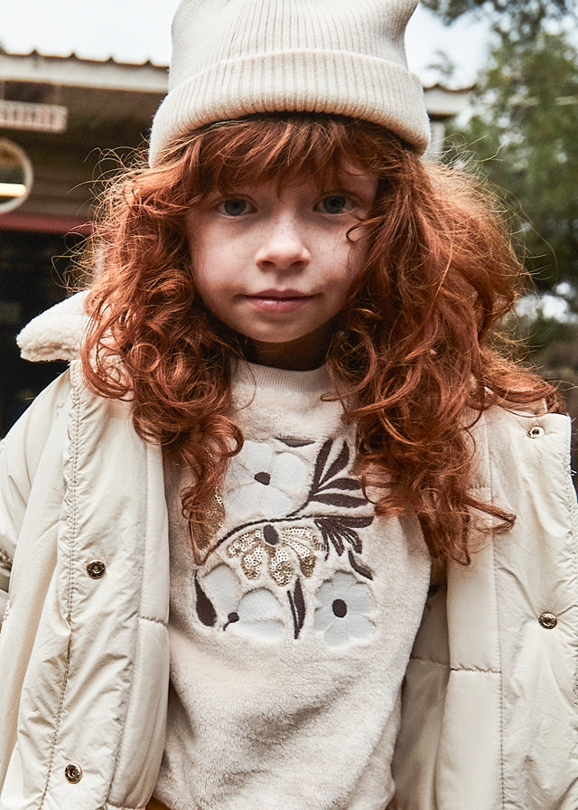 Mayoral Yumuşak Sweathirt Krem 4432