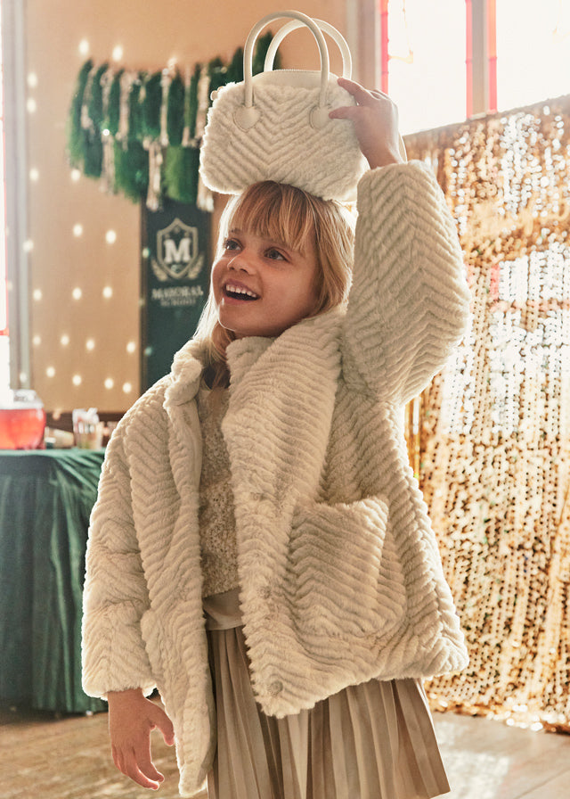 Mayoral Tüylü Mont Krem 4441