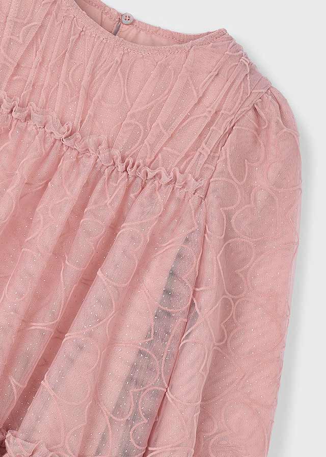 Mayoral Tül Elbise Pembe 4919