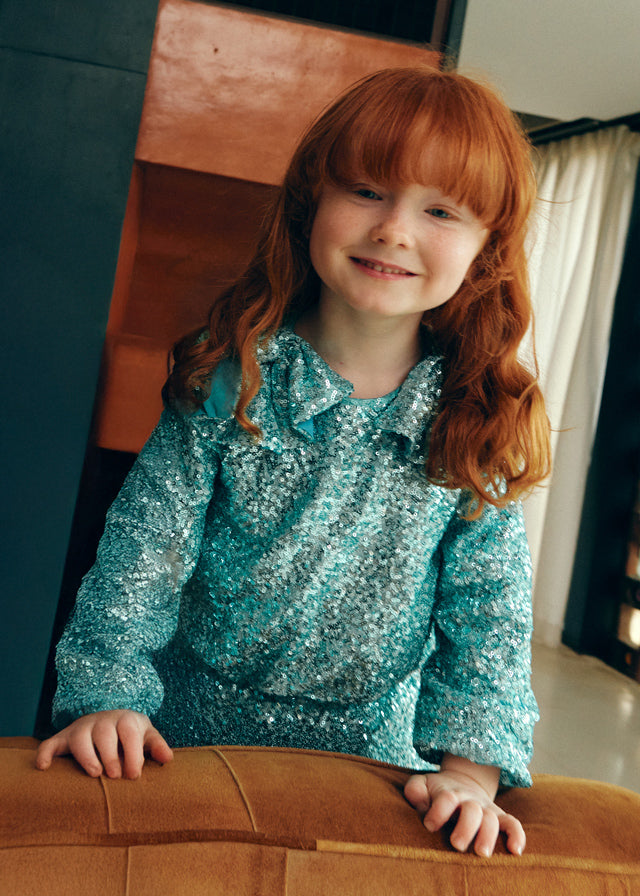 Abel&Lula Payetli Etek Takım 5542