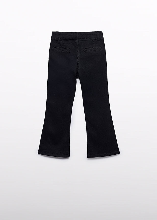 Abel&Lula Kız Çocuk Denim Pantolon Siyah