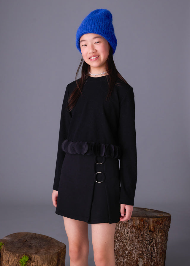 Mayoral Kız Çocuk Siyah Şık Bluz 7030