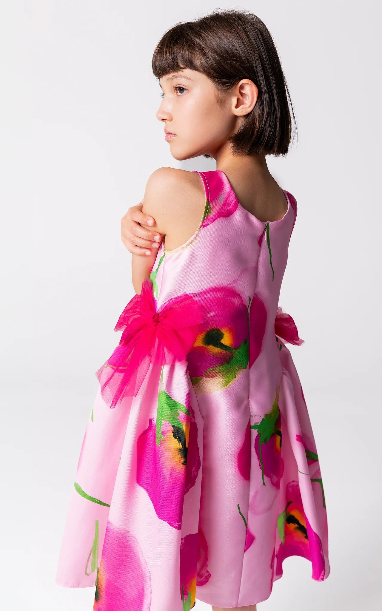 SheShe Pembe Çiçek Elbise