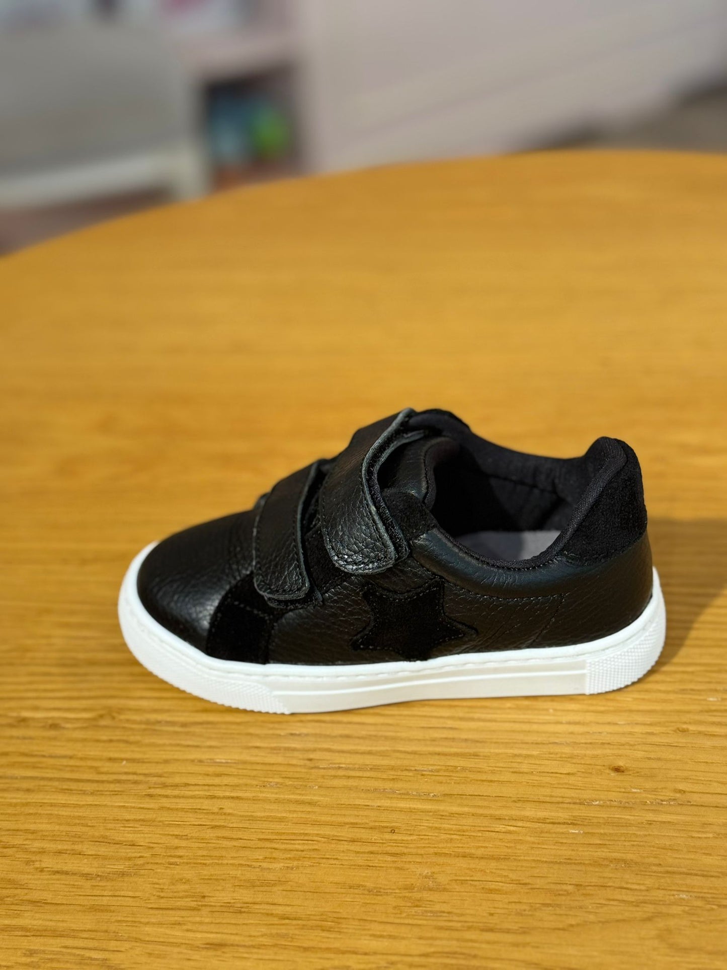 Merli&Rose Star Deri Sneaker | Siyah