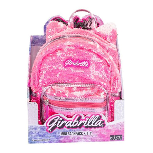 Girabrilla Kitty Pembe Kız Çocuk Mini Sırt Çantası