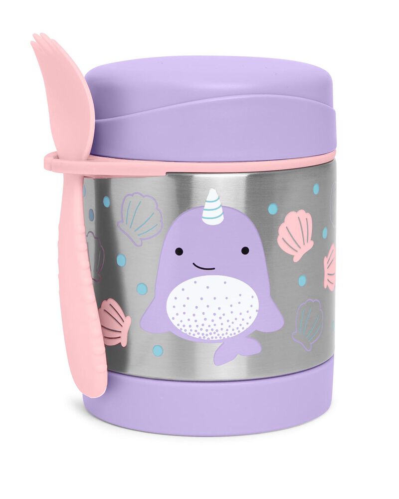 Skip Hop Paslanmaz Çelik Mama Saklama ve Taşıma Termosu Narwhal 2 Parça Set
