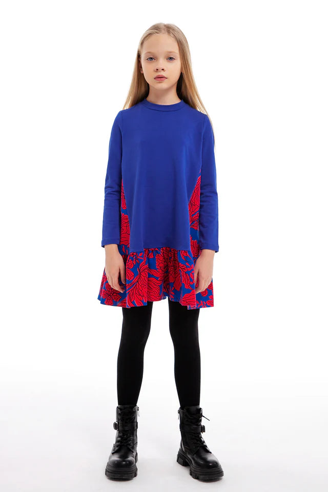 SheShe Mavi Sweatshirt Elbise