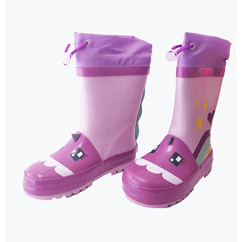 Tuc Tuc Kız Çocuk Yağmur Botu Kauçuk-Lila