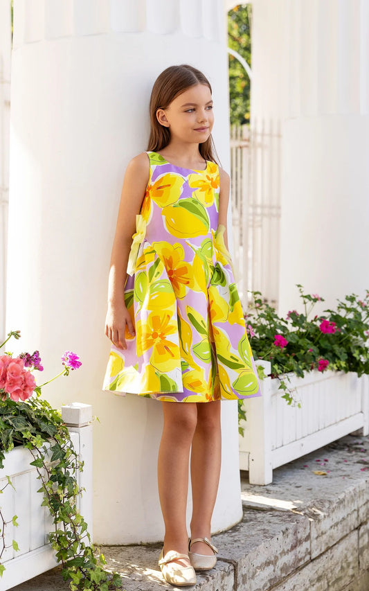 SheShe Sarı Çiçek Elbise