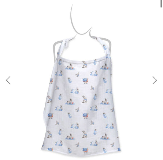 Müslin Bebek Emzirme Önlüğü - Bébé Lapin