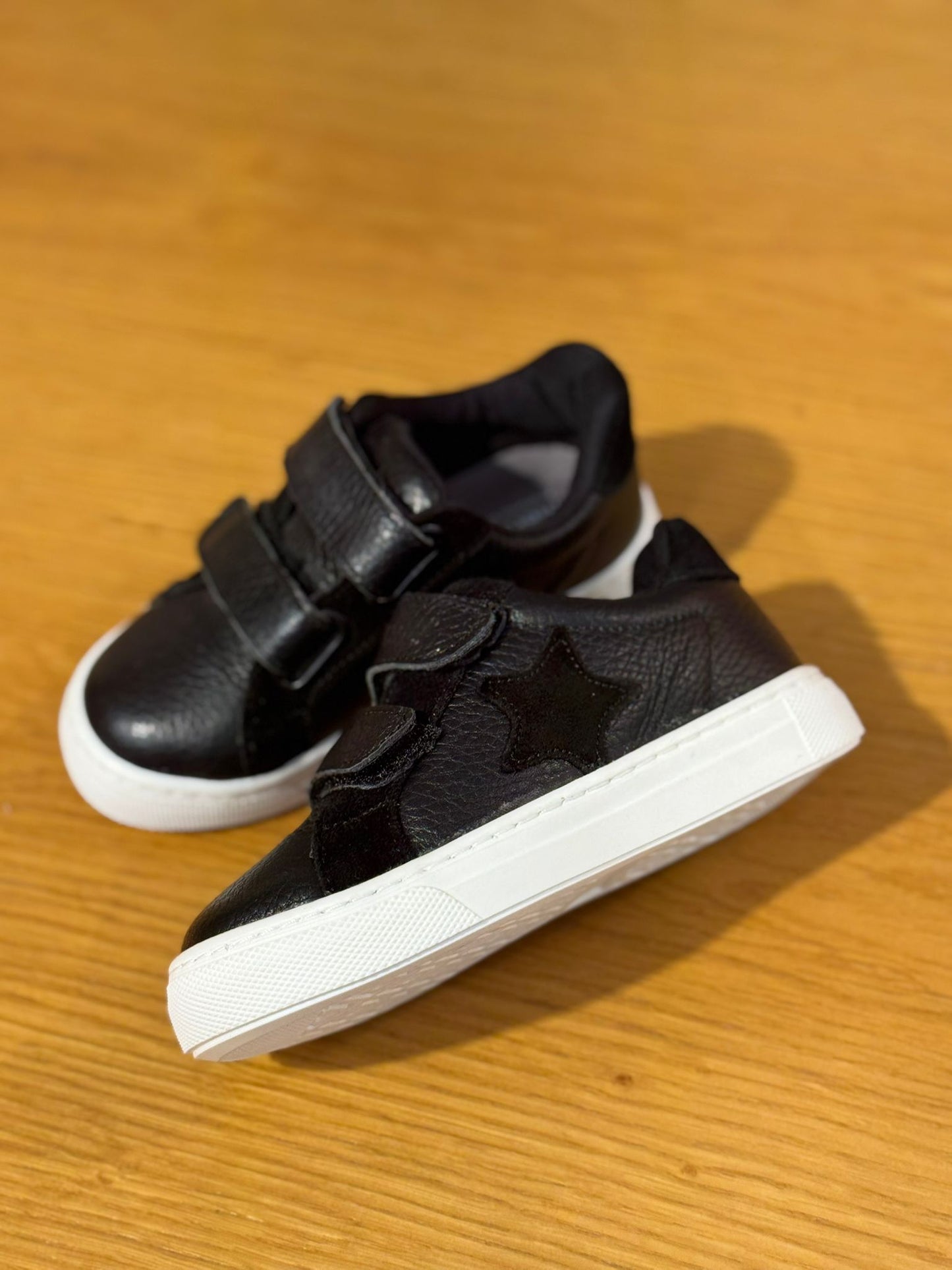 Merli&Rose Star Deri Sneaker | Siyah