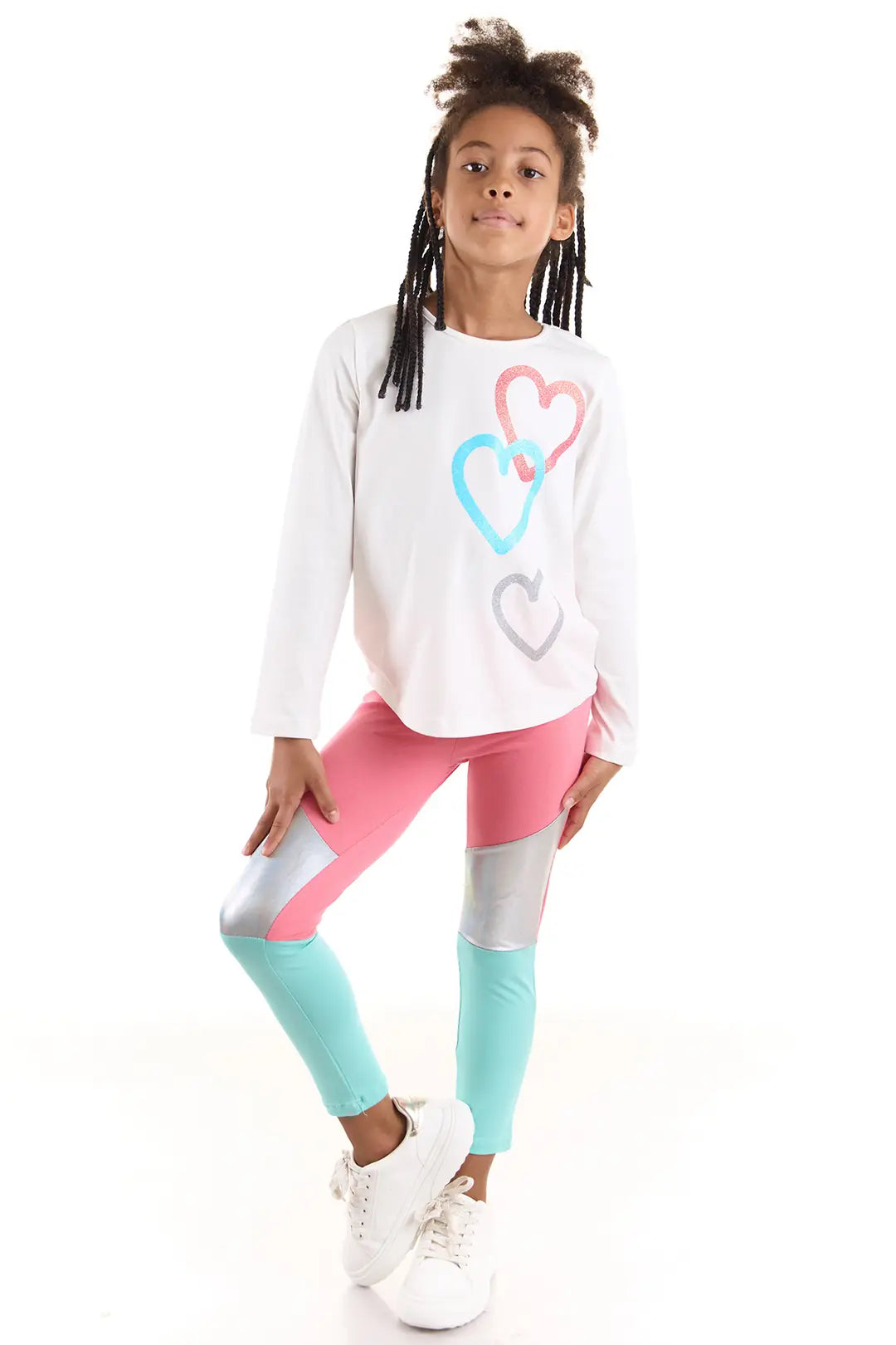 Colorinas Sim Baskılı Uzun Kol Tshirt