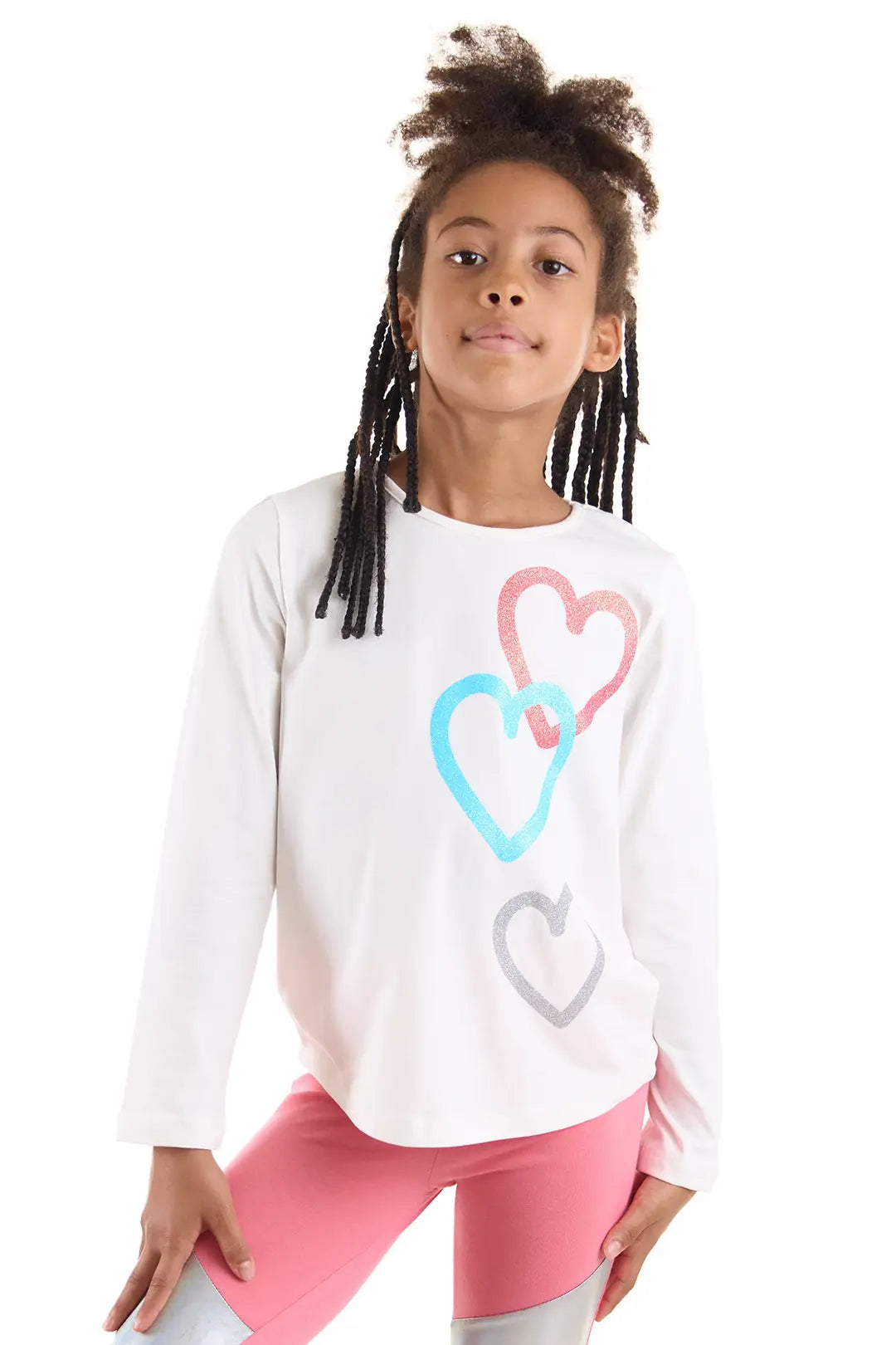 Colorinas Sim Baskılı Uzun Kol Tshirt