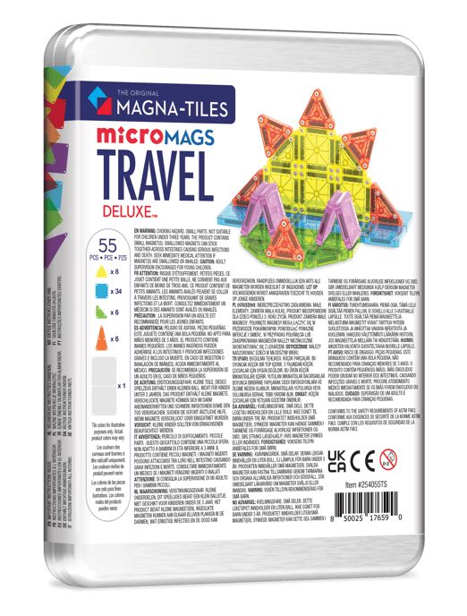 MAGNA-TILES® - Travel Set - Seyahat Seti - 55 Parça