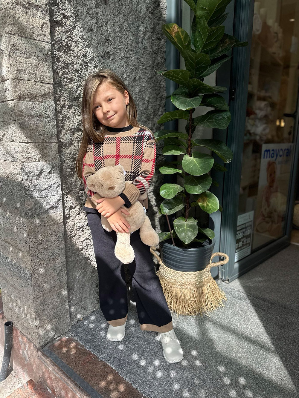 Mayoral Kız Çocuk Triko Pantolon Set