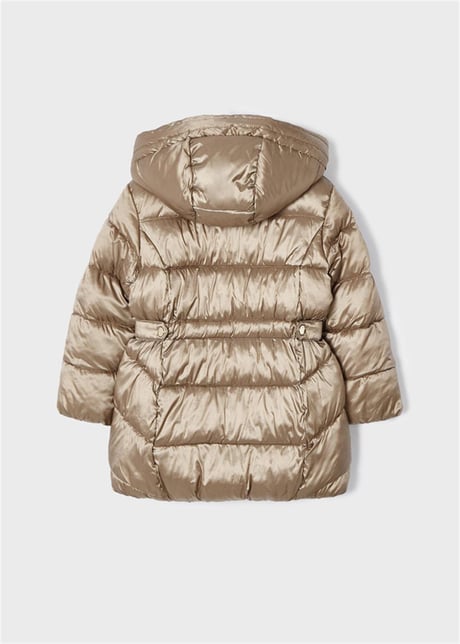 Mayoral Bej Renk Parlak Kapüşonlu Mont