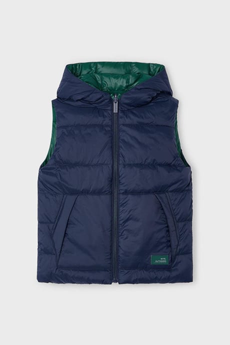 Mayoral Erkek Çocuk Çift Taraflı Yelek-Yeşil Lacivert