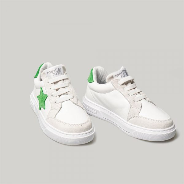 Merli&Rose Deri Star Sneaker | Yeşil