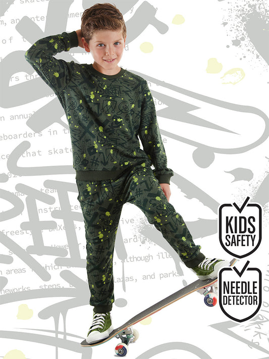 Denokids Splash Erkek Çocuk Eşofman Takım