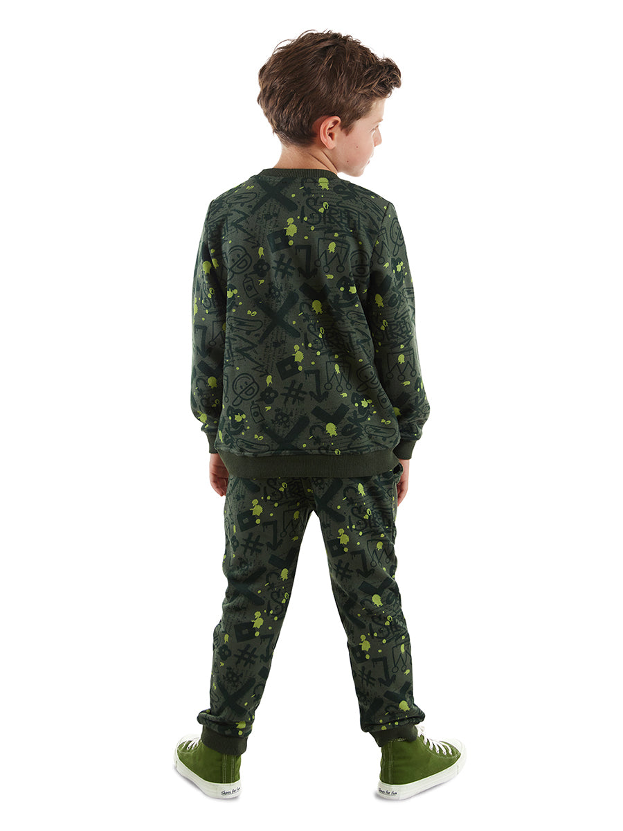 Denokids Splash Erkek Çocuk Eşofman Takım