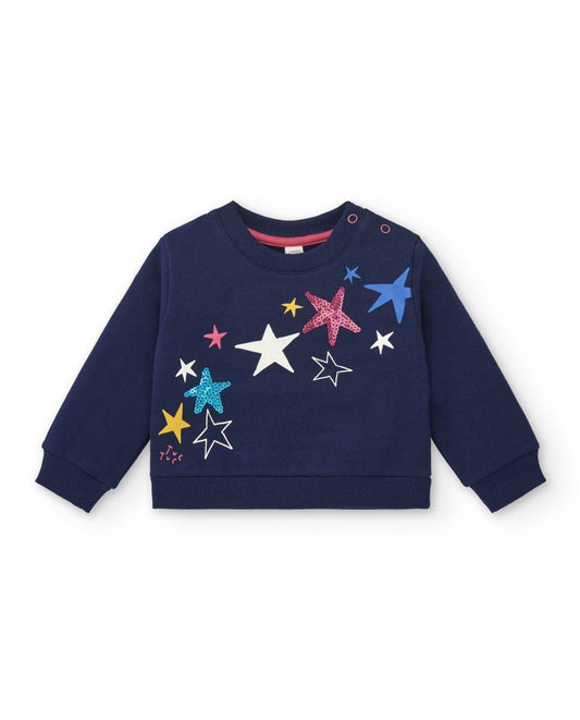 Tuc Tuc Kız Çocuk Payetli Sweatshirt