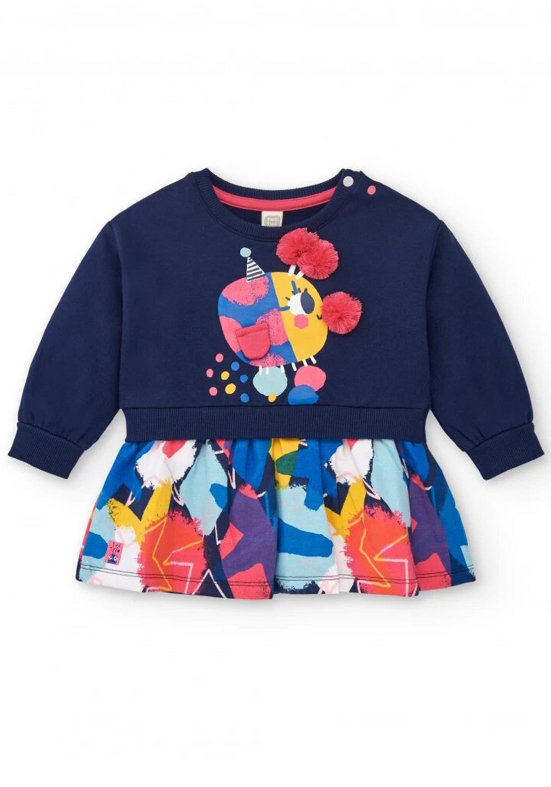 Tuc Tuc Kız Çocuk Lacivert Elbise