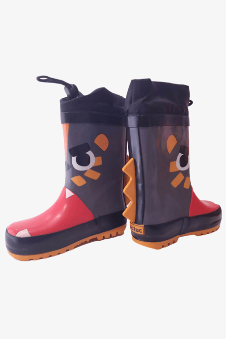 Tuc Tuc Figürlü Erkek Yağmur Botu - Antrasit