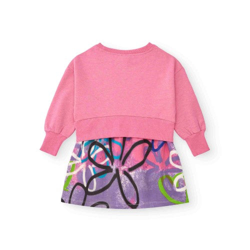 Tuc Tuc Kız Çocuk Pembe Elbise