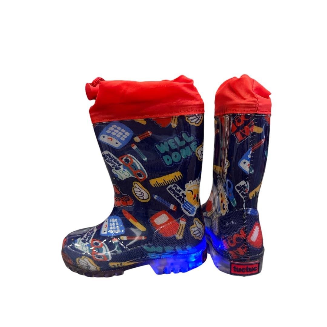 Tuc Tuc Işıklı Erkek Yağmur Botu - Lacivert