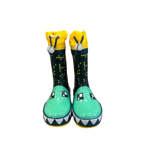 Tuc Tuc Erkek Çocuk Yağmur Botu Kauçuk Dinazor-Yeşil