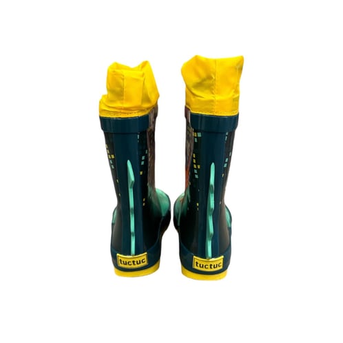 Tuc Tuc Erkek Çocuk Yağmur Botu Kauçuk Dinazor-Yeşil