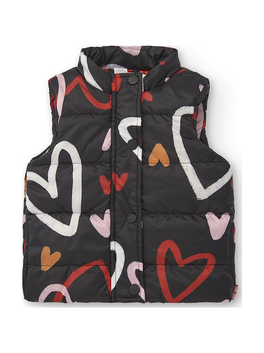 Tuc Tuc Kız Çocuk Kalpli Yelek