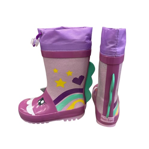 Tuc Tuc Kız Çocuk Yağmur Botu Kauçuk-Lila