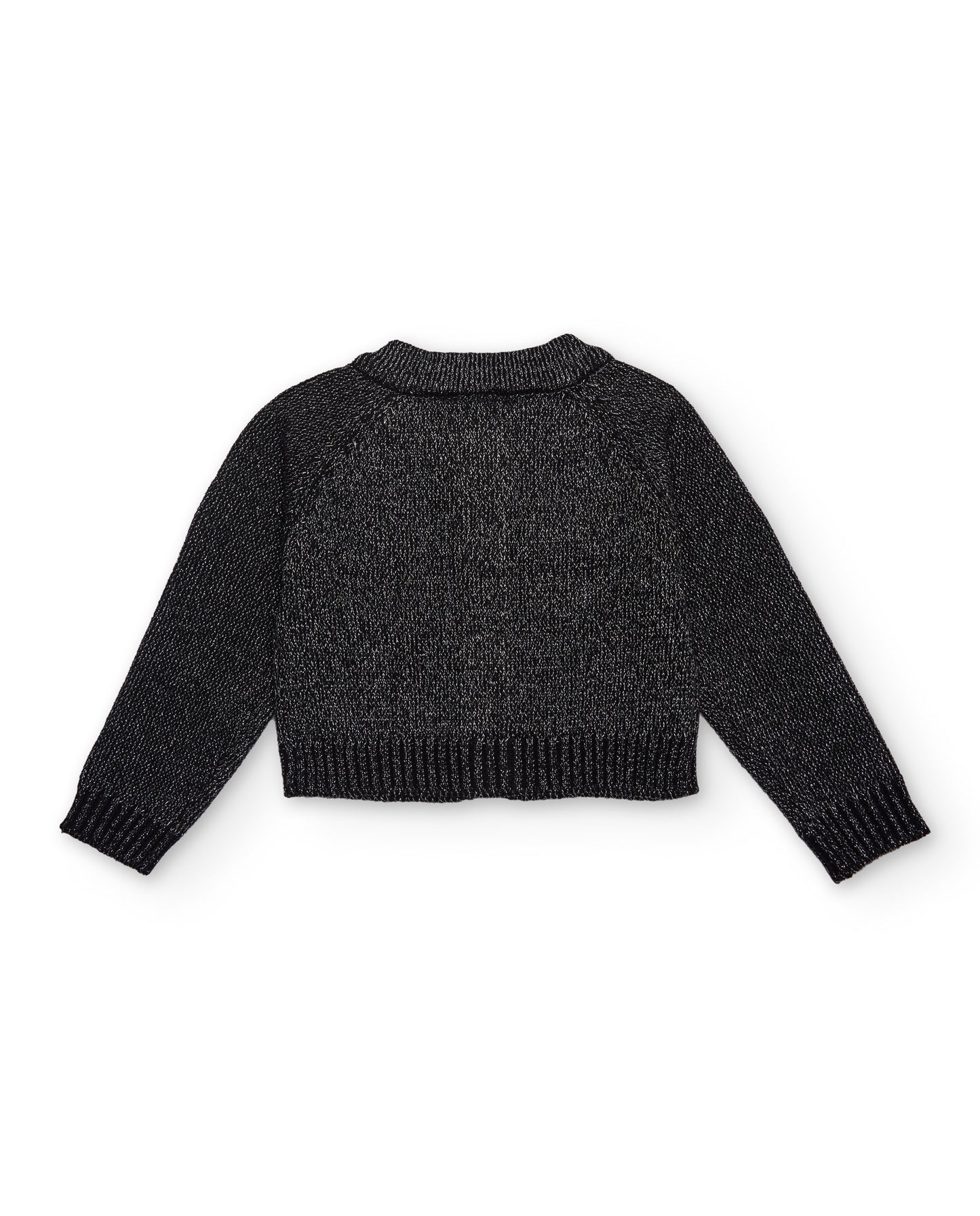 Tuc Tuc Pembe Çiçekli Örme Ceket Siyah 11399094