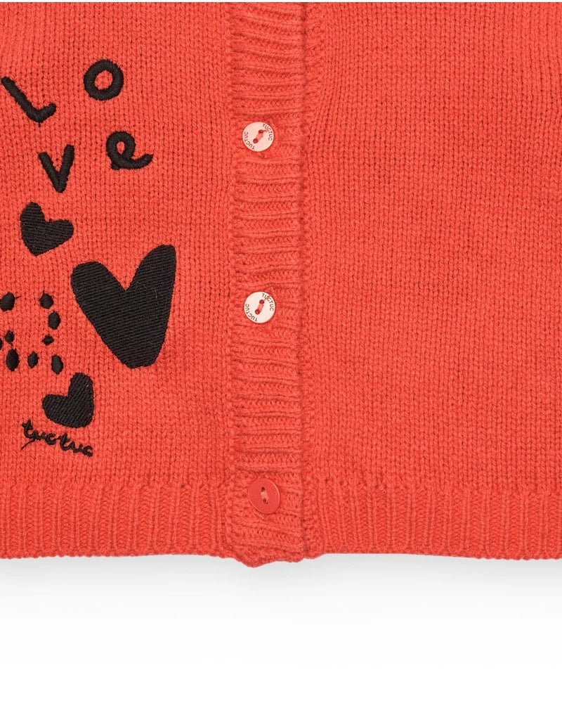 Tuc Tuc Kız Çocuk Kırmızı Ceket